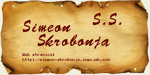 Simeon Skrobonja vizit kartica